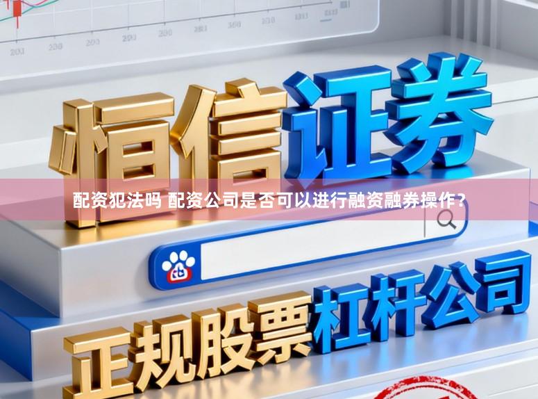 配资犯法吗 配资公司是否可以进行融资融券操作?